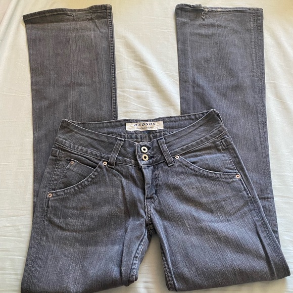 New Hudson Flare Jeans women’s Sz.26 Grey - Picture 2 of 9